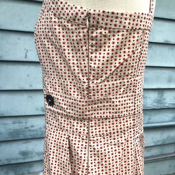Floral Print Dress with Buttons and Pockets Wiggle - Picture 6 of 8